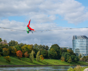 Vaikščiojimo virve užimtumas ir pasirodymai / Slackline Lietuva / Darbų pavyzdys ID 3173141