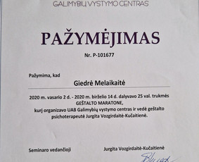 Individuali/ porų psichoterapija gyvai Kaune ir nuotoliu / Psichoterapija Giedrė Melaikaitė / Darbų pavyzdys ID 3173151