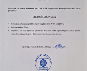 Individuali/ porų psichoterapija gyvai Kaune ir nuotoliu / Psichoterapija Giedrė Melaikaitė / Darbų pavyzdys ID 3173153