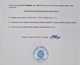 Individuali/ porų psichoterapija gyvai Kaune ir nuotoliu / Psichoterapija Giedrė Melaikaitė / Darbų pavyzdys ID 3173155