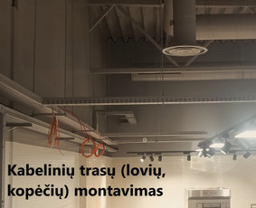 Elektros ir silpnų srovių montavimo darbai / MB Tropnita / Darbų pavyzdys ID 3173405