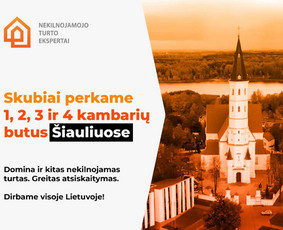 Greitas NT nupirkimas+pardavimas+konsultacijos / Asta / Darbų pavyzdys ID 3179721