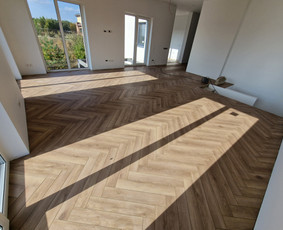 Pramoninių grindų klojimas - Grindų montavimas islyginamojo sluoksnio pylimas - 4