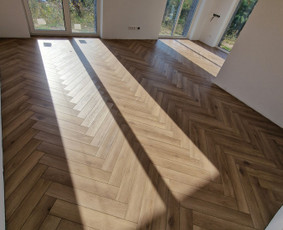 Pramoninių grindų klojimas - Grindų montavimas islyginamojo sluoksnio pylimas - 3