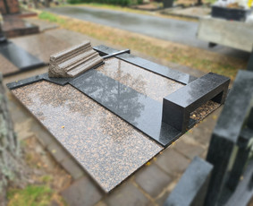Paminklų gamyba, plokščių dengimas