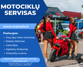 Visų tipų motociklų servisas / MB MOTOCIKLAS / Darbų pavyzdys ID 3191817