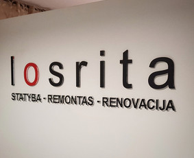 Reklamos gamyba, tūrinė reklama, tūrinės raidės, tūriniai logotipai, iškabos, stendai. Reklamos projektų rengimas ir derinimas.