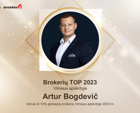Nekilnojamojo turto brokeris Vilniuje / Artur Bogdevič / Darbų pavyzdys ID 3195256