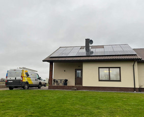 Saulės elektrinių montavimas - Elektros darbai / įvadai / įžeminimas / rangovo aktas per 1d - 2