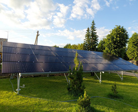 Saulės elektrinių montavimas - Elektros darbai / įvadai / įžeminimas / rangovo aktas per 1d - 1