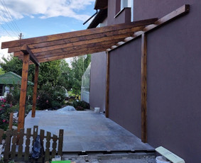 Karkasiniai statiniai, stoginės ir pavėsinės, terasos / Old Modern / Darbų pavyzdys ID 3199110