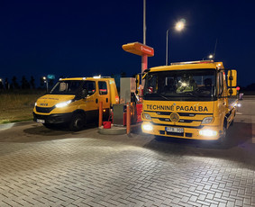 Techninė pagalba kelyje - Techninė pagalba kelyje. Tralo paslaugos. Vilnius. 24/7 - 1
