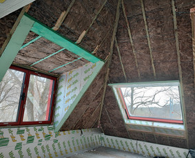 PIR plokščių montavimas - Stogų šiltinimas biria vata (35€/m³) - 1