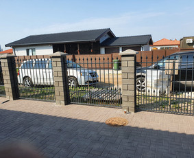 Suvirinimo darbai, paviršių valymas lazeriu. - Kiemo vartai, gamyba - 4 Kiemo vartai, gamyba - Suvirinimo darbai, paviršių valymas lazeriu. - 4