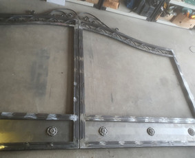 Suvirinimo darbai, paviršių valymas lazeriu. - Kiemo vartai, gamyba - 2 Kiemo vartai, gamyba - Suvirinimo darbai, paviršių valymas lazeriu. - 2