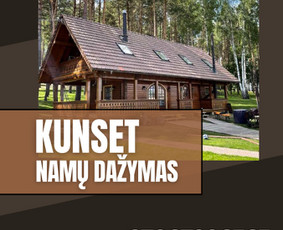 Medinių namų dažymas (Išskirtinės rekomendacijos) / Kunset namų dažymas / Darbų pavyzdys ID 3202690