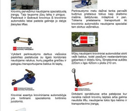 Perkraustymo paslaugos, krovinių pervežimas, sandėliavimas. - Pakavimo medžiagos ir paslaugos - 4 Pakavimo medžiagos ir paslaugos - Perkraustymo paslaugos, krovinių pervežimas, sandėliavimas. - 4