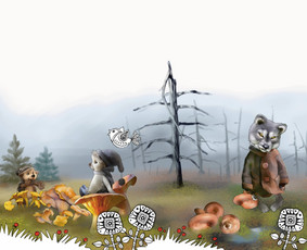 Iliustracijos, atvirukai, skaitmeninės iliustracijos / Sigita Laurynaitienė / Darbų pavyzdys ID 3205284