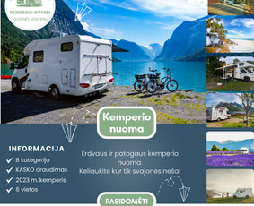 Renginiai, &scaron;ventės - 2023 m. Kemperio nuoma. Vasarą Nėra laisvų datų) - 1