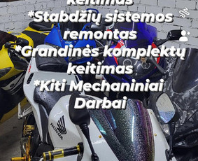 Motociklų Remontas/techninė priežiūra. / Moto Garage / Darbų pavyzdys ID 3205932