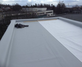 Plokščių Stogų Dengimas Pvc, Epdm ir bitumine Danga / Tvirti stogai / Darbų pavyzdys ID 3207778