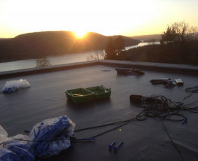 Plokščių Stogų Dengimas Pvc, Epdm ir bitumine Danga / Tvirti stogai / Darbų pavyzdys ID 3207780