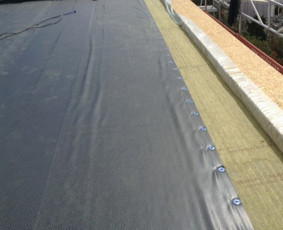 Plokščių Stogų Dengimas Pvc, Epdm ir bitumine Danga / Tvirti stogai / Darbų pavyzdys ID 3207794