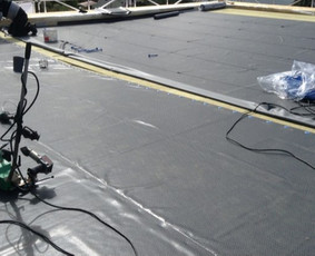 Plokščių Stogų Dengimas Pvc, Epdm ir bitumine Danga / Tvirti stogai / Darbų pavyzdys ID 3207796