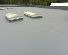 Plokščių Stogų Dengimas Pvc, Epdm ir bitumine Danga / Tvirti stogai / Darbų pavyzdys ID 3207812