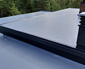 Plokščių Stogų Dengimas Pvc, Epdm ir bitumine Danga / Tvirti stogai / Darbų pavyzdys ID 3207816