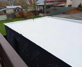 Plokščių Stogų Dengimas Pvc, Epdm ir bitumine Danga / Tvirti stogai / Darbų pavyzdys ID 3207830