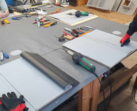 Plokščių Stogų Dengimas Pvc, Epdm ir bitumine Danga / Tvirti stogai / Darbų pavyzdys ID 3207844