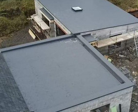Plokščių Stogų Dengimas Pvc, Epdm ir bitumine Danga / Tvirti stogai / Darbų pavyzdys ID 3207860