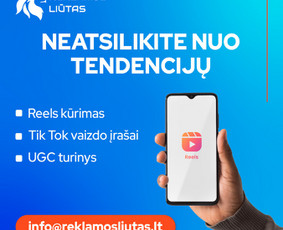 Meta Ads / Tiktok Ads / Google Ads / Programavimas - Reklaminių klipų kūrimas - 1 Reklaminių klipų kūrimas - Meta Ads / Tiktok Ads / Google Ads / Programavimas - 1