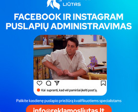 Meta Ads / Tiktok Ads / Google Ads / Programavimas - Facebook puslapio administravimas - 1 Facebook puslapio administravimas - Meta Ads / Tiktok Ads / Google Ads / Programavimas - 1