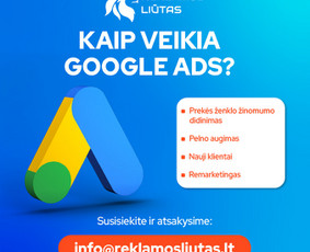 Meta Ads / Tiktok Ads / Google Ads / Programavimas - Google Ads reklama - 1 Google Ads reklama - Meta Ads / Tiktok Ads / Google Ads / Programavimas - 1