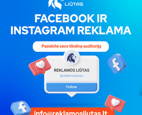 Meta Ads / Tiktok Ads / Google Ads / Programavimas - Facebook reklama - 1 Facebook reklama - Meta Ads / Tiktok Ads / Google Ads / Programavimas - 1