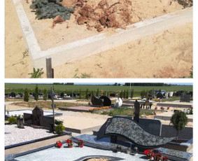 Kapų tvarkymas. Gamyba, bei prekyba granito gaminiais. - Kapavietės pamatų betonavimas - 2 Kapavietės pamatų betonavimas - Kapų tvarkymas. Gamyba, bei prekyba granito gaminiais. - 2