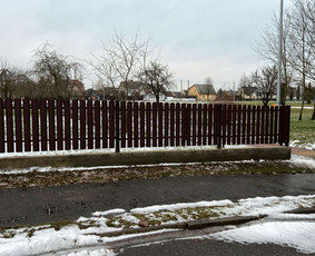 Skardinės tvoros - - Tvoros - Vartai - Montavimas - Garantija - - 3