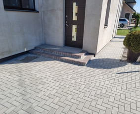 Trinkelių klojimas, gerbūvio darbai - Laiptai iš trinkelių - 4 Laiptai iš trinkelių - Trinkelių klojimas, gerbūvio darbai - 4