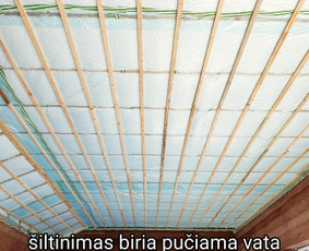 Stogų, perdangų ir kitų konstrukcijų šiltinimas - Perdangos šiltinimas - 1 Perdangos šiltinimas - Stogų, perdangų ir kitų konstrukcijų šiltinimas - 1