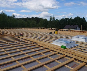 Stogų dengimas ir remontas, mediniai karkasai, terasos - Stoglangių montavimas - 2 Stoglangių montavimas - Stogų dengimas ir remontas, mediniai karkasai, terasos - 2