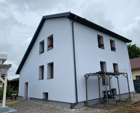 Namo sienų šiltinimas, armavimas,dekoratyvinio tinko dėjimas / JDB Statyba / Darbų pavyzdys ID 3221752