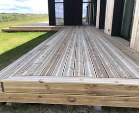 Terasų įrengimas - Terasų, stoginių įrengimas, medinių fasadų montavimas,tvoros - 1