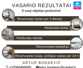 Nekilnojamojo turto brokeris Vilniuje / Artur Bogdevič / Darbų pavyzdys ID 608737