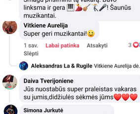 Muzikantai, atlikėjai, vedėjas / Aleksandras La & Rugilė / Darbų pavyzdys ID 3225851