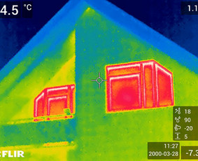 Termoviziniai tyrimai - Pastatų sandarumo bandymai, termovizija, sertifikatai - 2