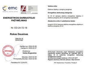 Elektrikas Panevėžyje Instaliacija, Gedimai, Signalizacija / Rokas Dausinas / Darbų pavyzdys ID 3226653