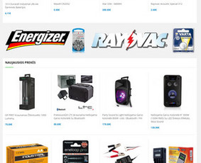 Internetinių parduotuvių kūrimas ir atnaujinimas, Seo / E-shopkurimas.lt / Darbų pavyzdys ID 609353