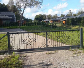 Skardinės tvoros - Gaminame, montuojame vartus,tvoras,turėklus - 2